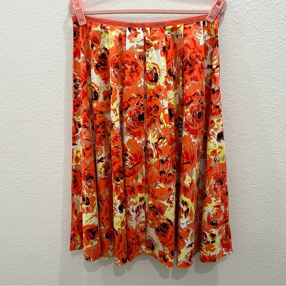 Ideology‎ Skirt Size 12 Womens Red Pink Yellow White Black Floral